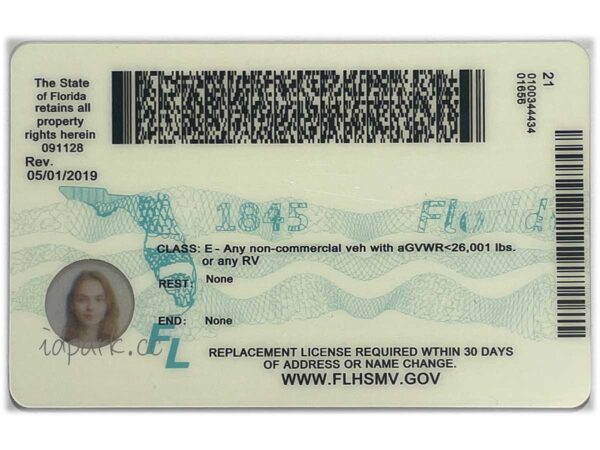 Florida scannable ID card - Image 2