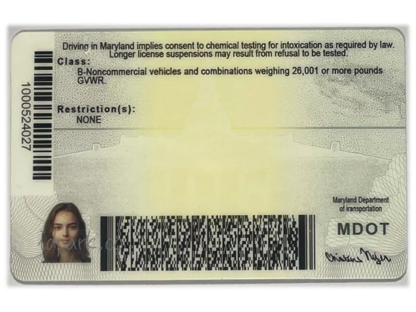 Maryland  ID - Image 2